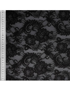 Natasha kantstof - Zwart 2