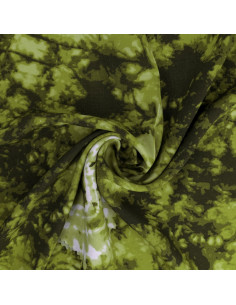 Tie-dye stof - Groen