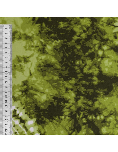 Tie-dye bedrukte stof - Groen