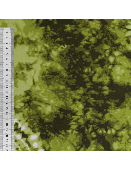Tie-dye bedrukte stof - Groen