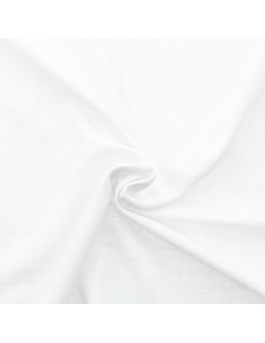 Linnen viscose stof - Wit
