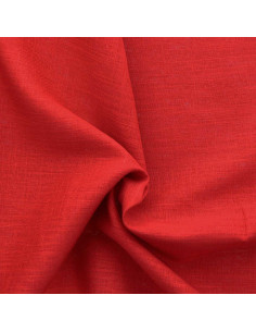 Linnen viscose stof - Rood 2