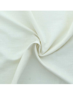 Linnen viscose stof - Ecru 2