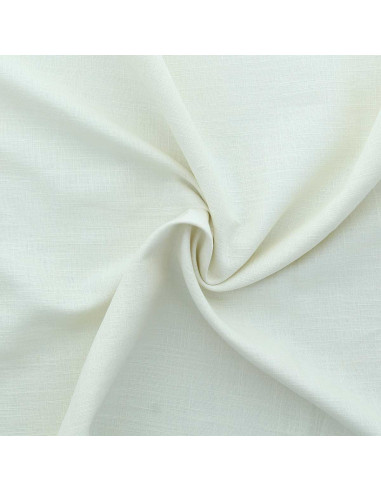 Linnen viscose stof - Ecru