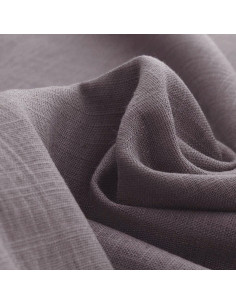 Linnen viscose stof - Grijs