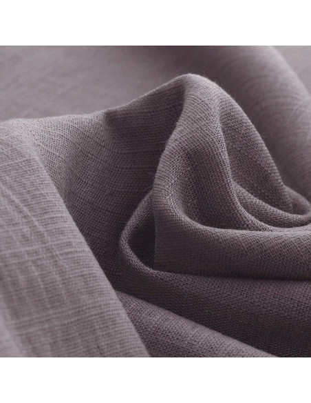 Linnen viscose stof - Grijs