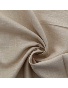 Linnen viscose stof - Beige 2