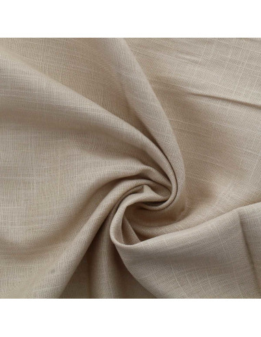 Linnen viscose stof - Beige