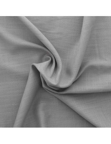 Viscose linnen stof - Zilvergrijs