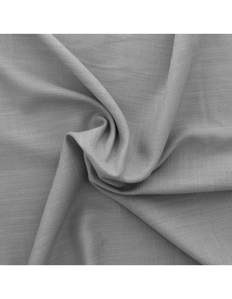 Viscose linnen stof - Zilvergrijs