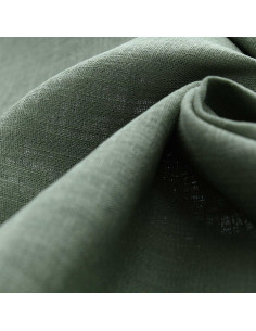 Linnen viscose stof - Groen