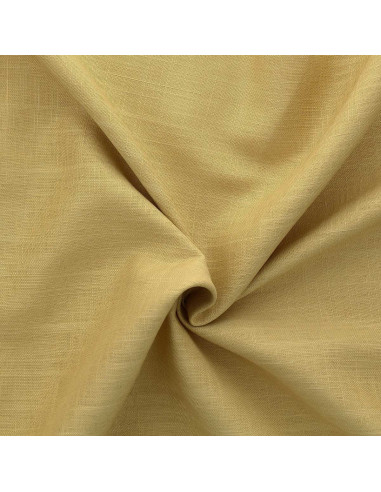 Linnen viscose stof - Oker