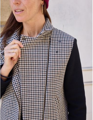 Perfecto-stijl jasje patroon Electra - Atelier Scämmit