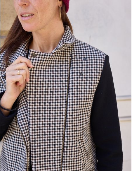 Perfecto-stijl jasje patroon Electra - Atelier Scämmit