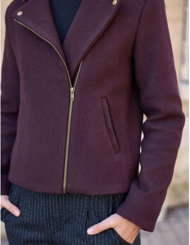 Perfecto-stijl jasje patroon Electra - Atelier Scämmit