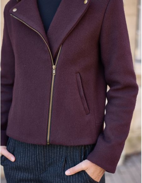Perfecto-stijl jasje patroon Electra - Atelier Scämmit