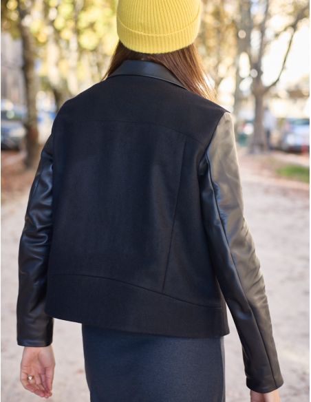 Perfecto-stijl jasje patroon Electra - Atelier Scämmit