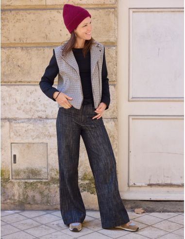 Perfecto-stijl jasje patroon Electra - Atelier Scämmit