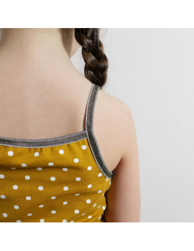 Tanktop, slip of shorty patroon Belle - Ikatee