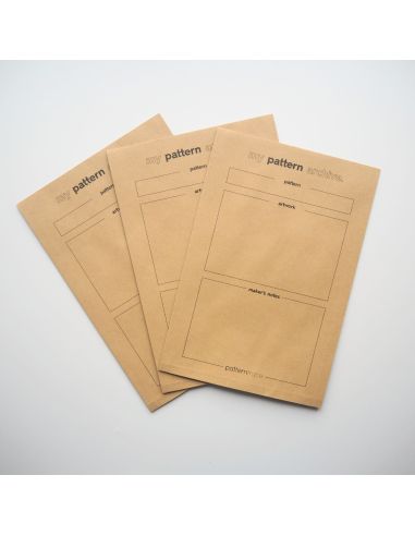 Opbergmappen voor naaipatronen – set van 10