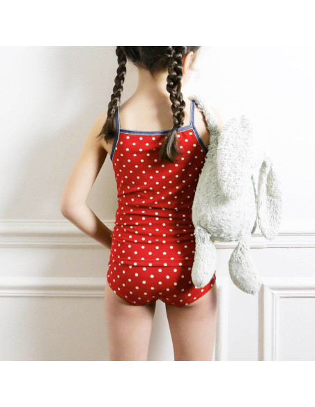Tanktop, slip of shorty patroon Belle - Ikatee