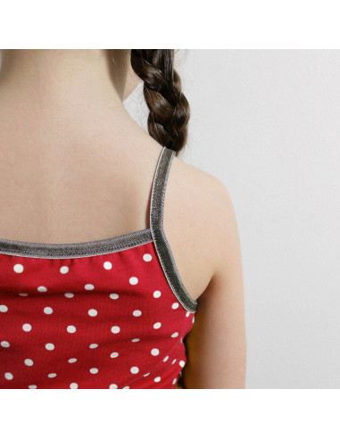 Tanktop, slip of shorty patroon Belle - Ikatee