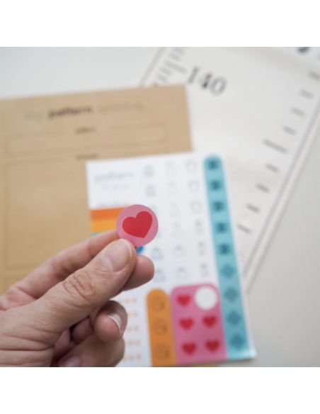 Organisatiestickers voor naaipatronen