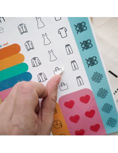 Organisatiestickers voor naaipatronen 2