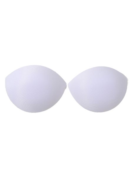 Witte halve maan push-up bh cups