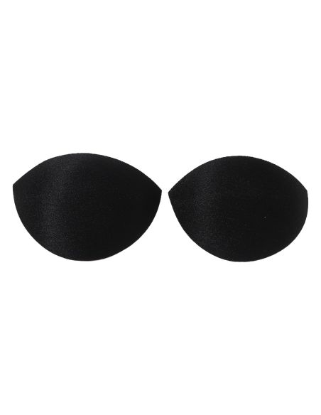 Zwarte halve maan push-up bh cups