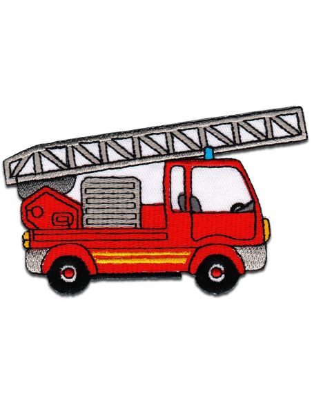 Strijkembleem brandweerwagen