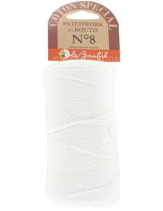 Speciaal boutis katoen nr. 8 - Wit