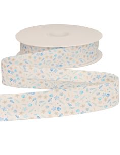 Schelpjes biais - Lichtblauw
