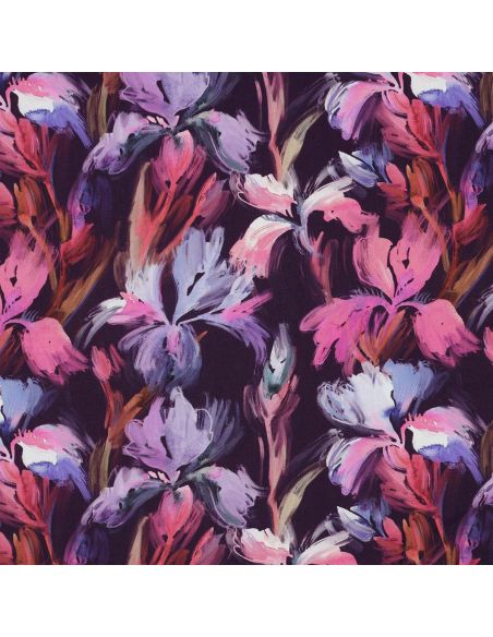 Viscose stof - Iris violet