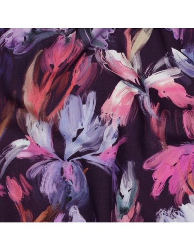 Viscose stof - Iris violet