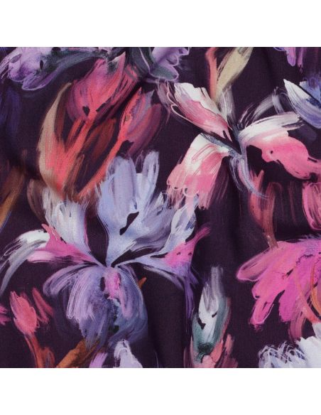 Viscose stof - Iris violet
