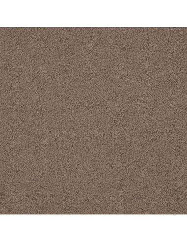 Dubbelzijdige Teddy-fleece stof - Taupe