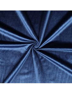 Luxe fluwelen meubelstof - Marineblauw