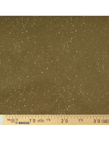 Waterdichte canvasstof voor regenjassen - Olijfgroene batik