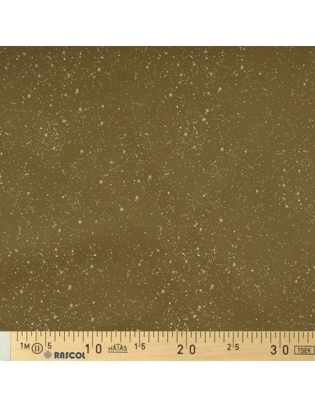 Waterdichte canvasstof voor regenjassen - Olijfgroene batik
