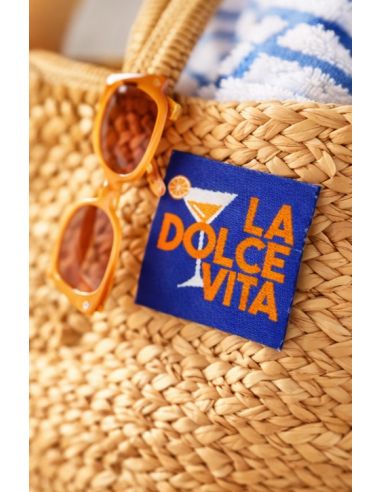 Set van 4 labels om op te naaien - La dolce vita
